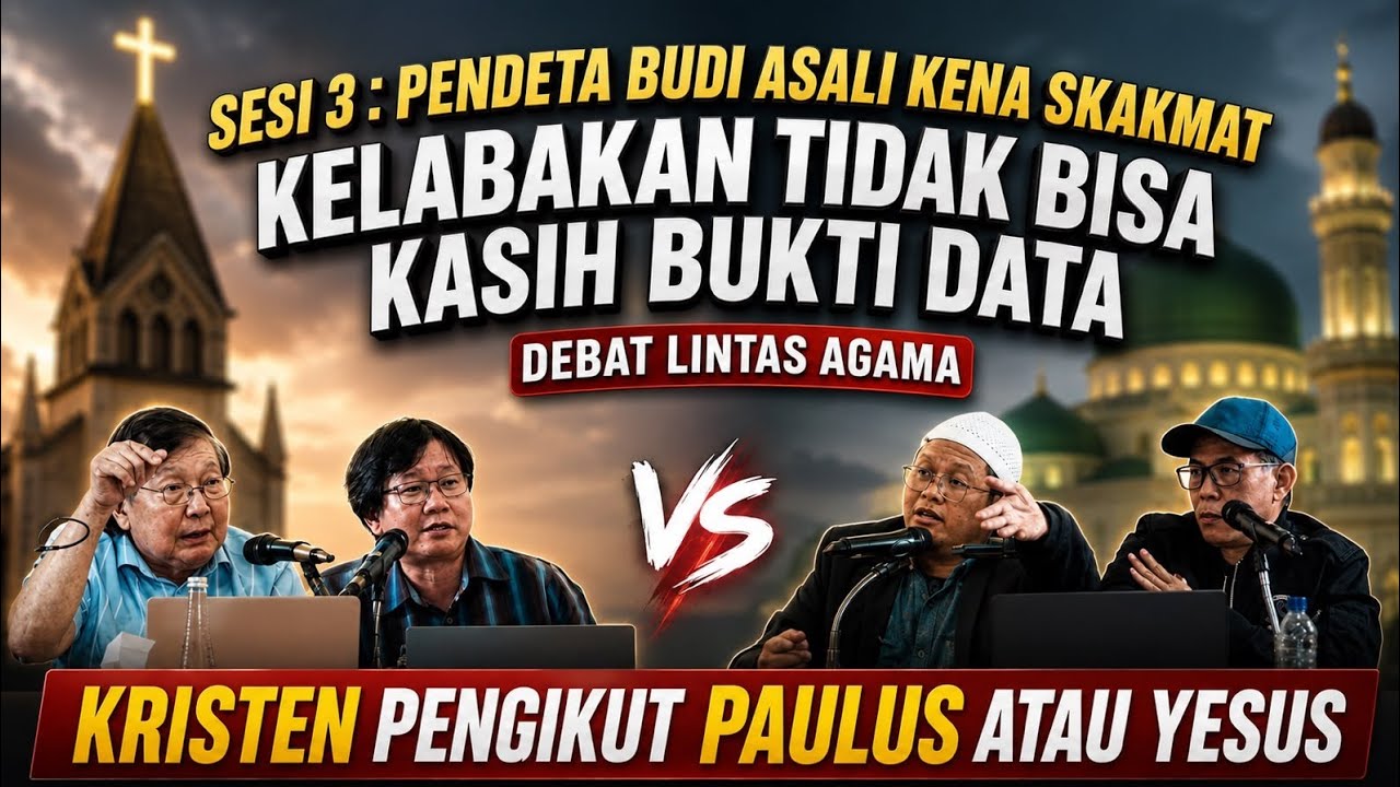 SKAKMAT!! Pendeta Budi Asali Kelabakn tidak bisa kasih Bukti Ayat Ke Koh Dondy Tan cover art