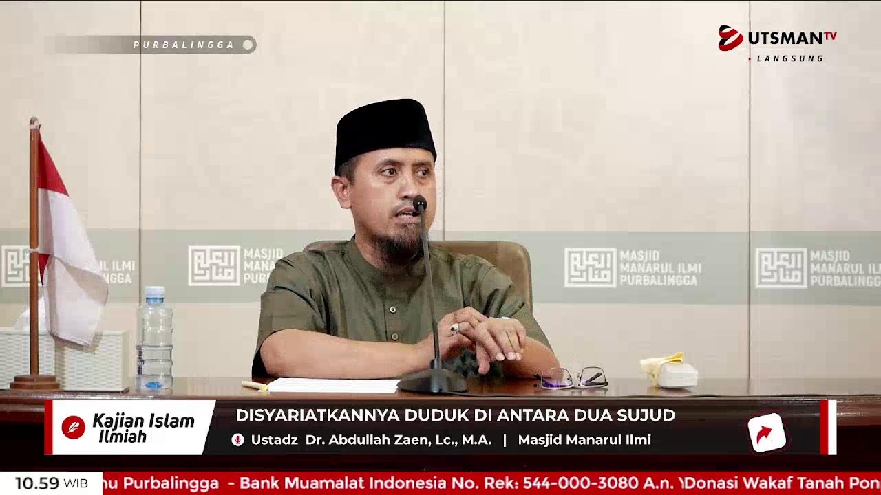 LIVE Disyariatkannya Duduk Di Antara Dua Sujud - Ustadz Dr. Abdullah Zaen, Lc., M.A. cover art
