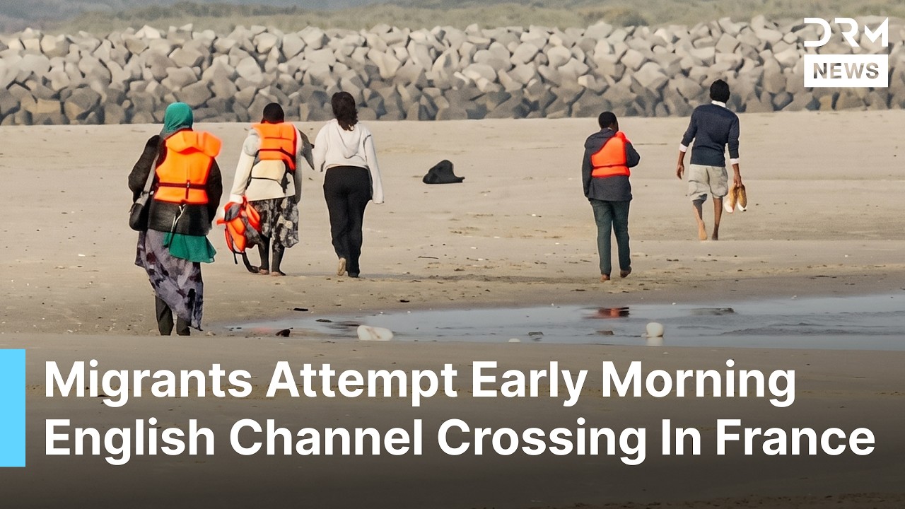 Migrants Attempt Early Morning English Channel Crossing In France | DRM News | AC1F cover art