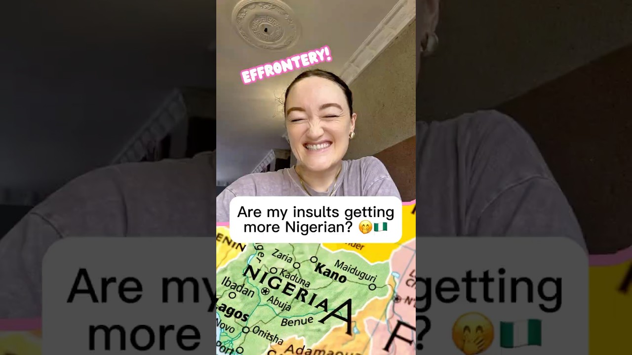 Are my insults getting more Nigerian? 🤭 #nigeria cover art