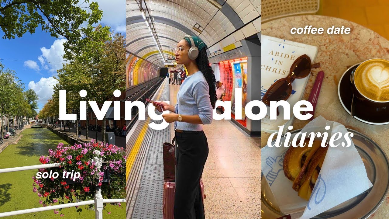 Living Alone Diaries | Solo trip to the Netherlands 🇳🇱 bible study, braids takedown, try-on & more cover art