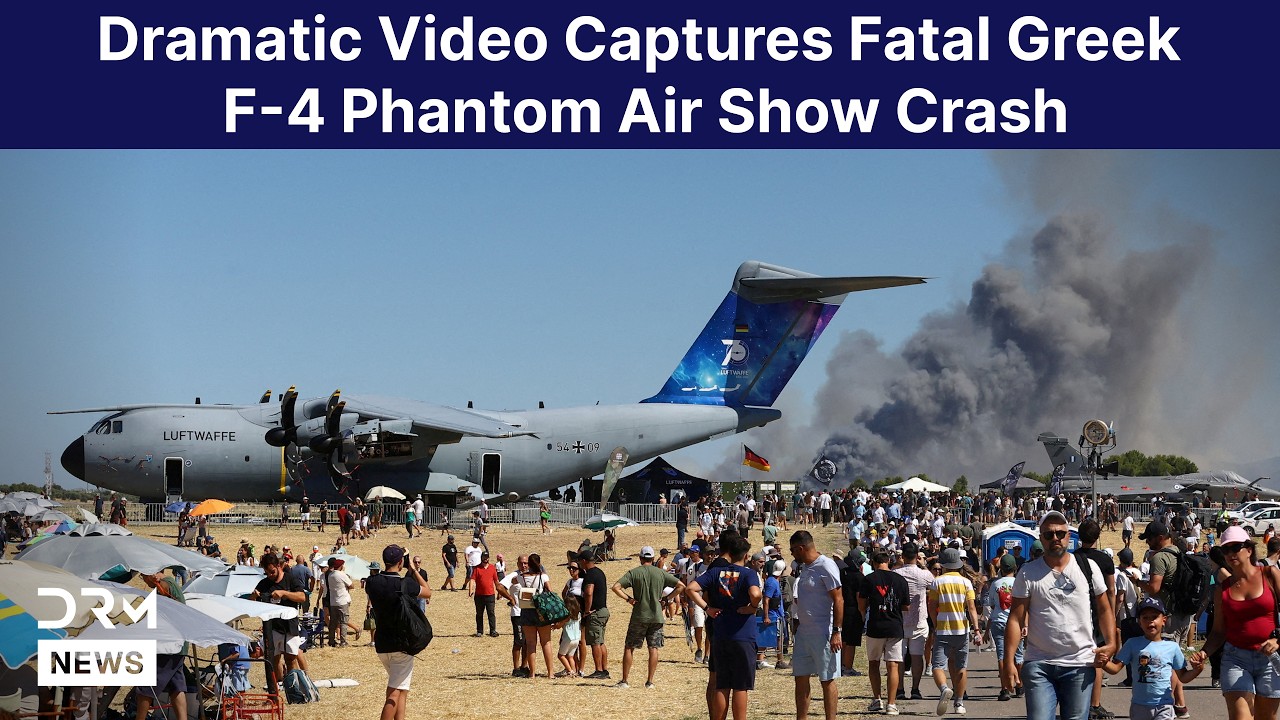 Dramatic Video Captures Fatal Greek F-4 Phantom Air Show Crash | DRM News | AP1F cover art