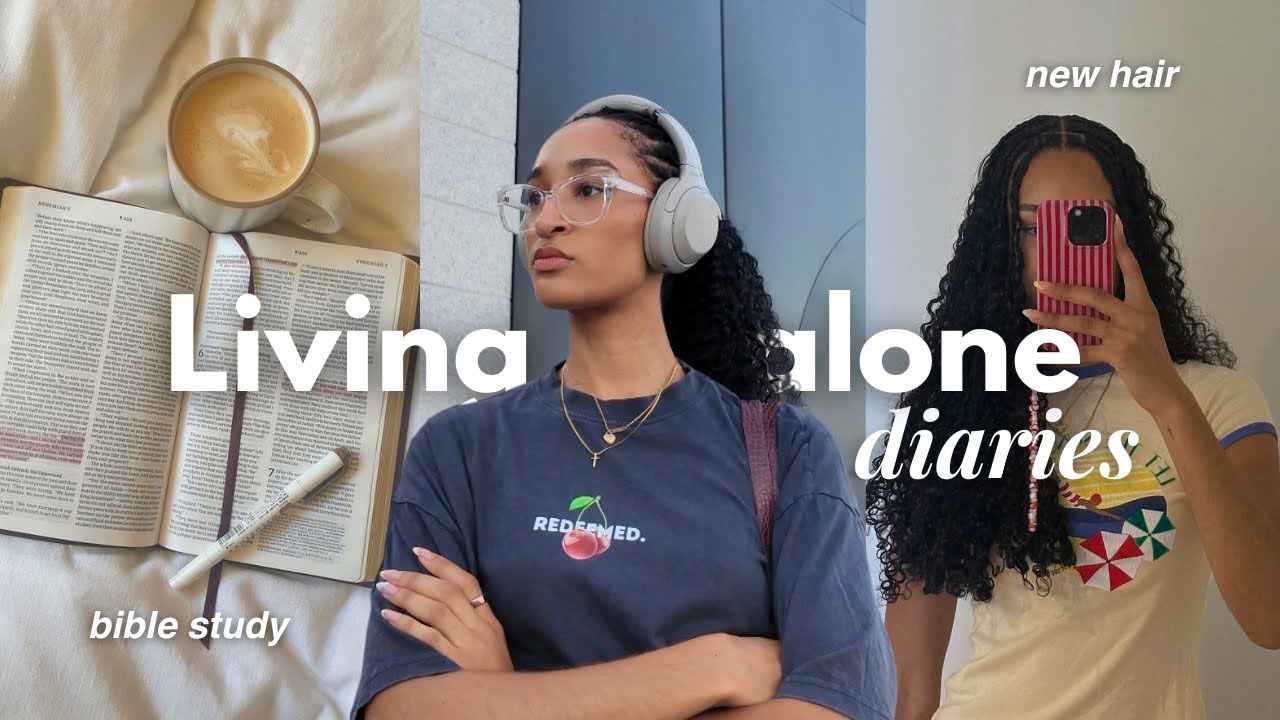 Living Alone Diaries | Life with Jesus 🌷 New Braids, my birthday, homebody days, prayer walk & more cover art