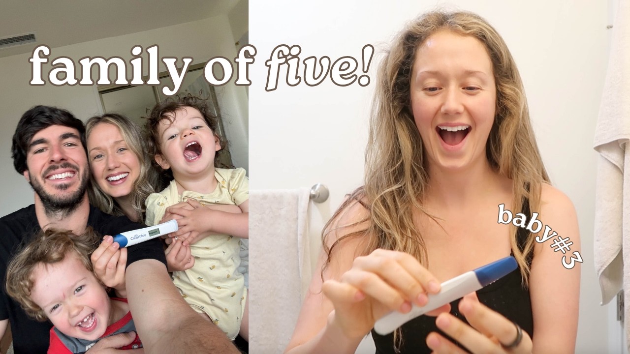 Finding out I'm PREGNANT with baby #3 and telling my husband (and our children) | Kaci Nicole cover art