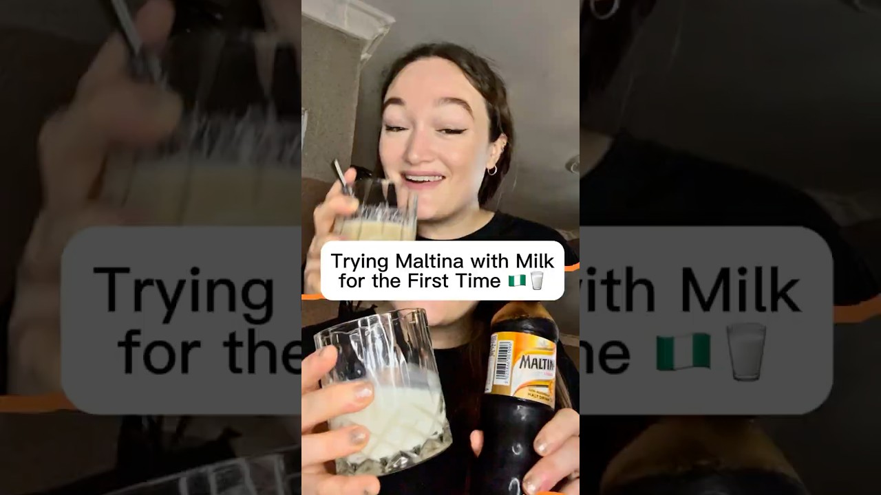 Trying maltina with milk for the first time! cover art