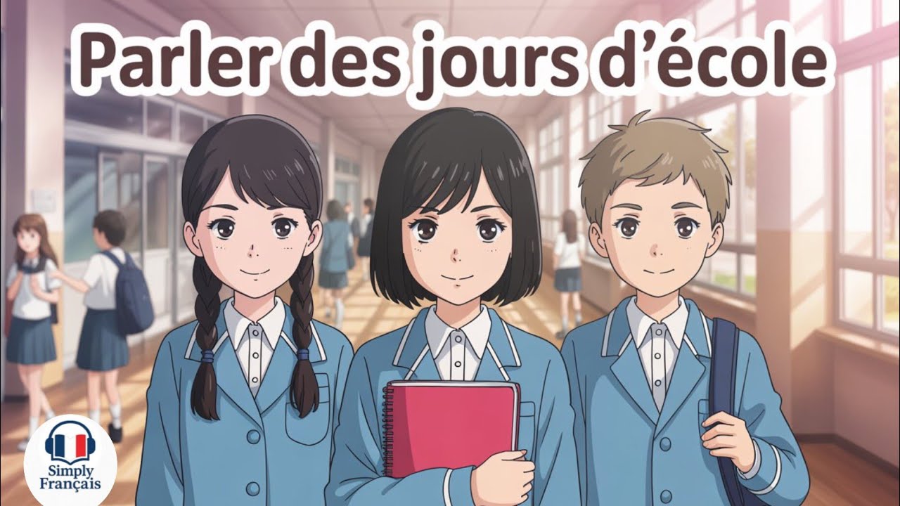 Parler d'une journée d'école en français | Routine de l'enseignant cover art