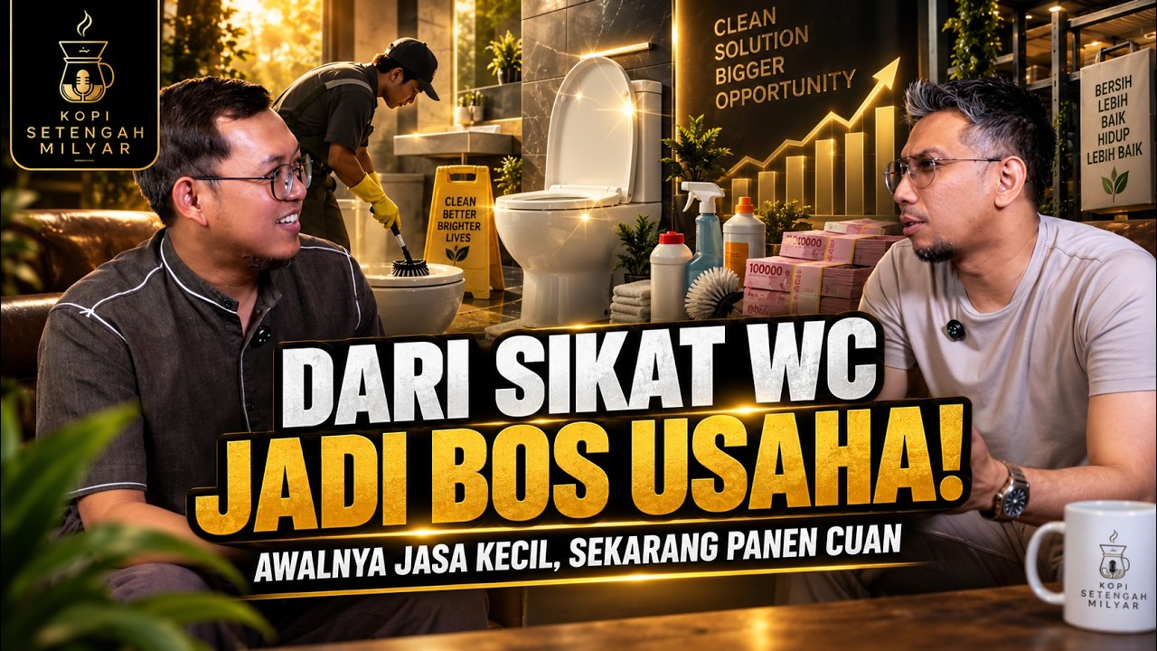 BERKAH BERSIHIN TOILET MASJID, MALAH TEMBUS SETENGAH MILYAR | KOPI SETENGAH SETENGAH MILYAR ep. 02 cover art