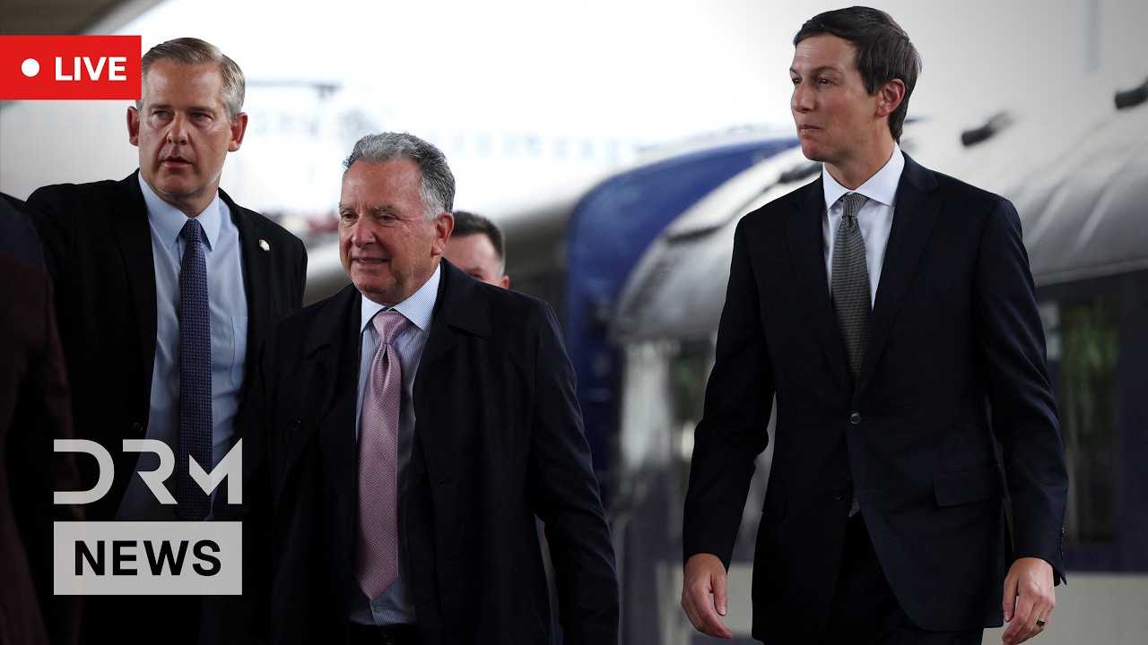 LIVE: US Envoys Steve Witkoff & Jared Kushner Arrive at Kyiv Central Train Station | DRM News | AC1F cover art