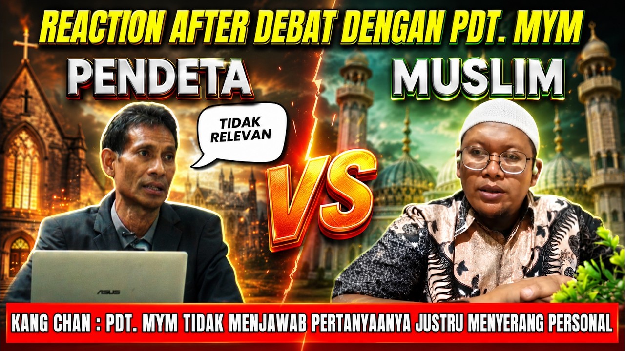 KALAH DEBAT, PENDETA MYM TANTRUM KE KANG CHAN cover art