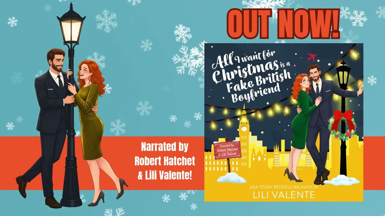 Fake Dating + Xmas + London +🔥= All I Want 4 Xmas is a Fake British Boyfriend in audio NOW #booktok cover art