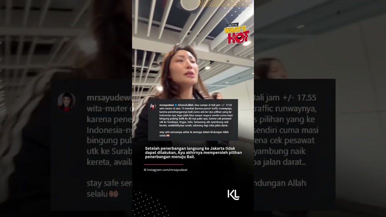 Terkendala Abu Vulkanik, Begini Perjuangan Ayu Dewi untuk Pulang, dari Bangkok Menuju Jakarta cover art