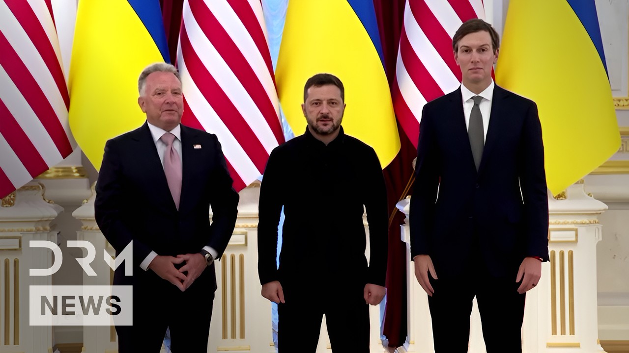Zelenskiy Meets U.S. Envoys Jared Kushner & Steve Witkoff in Kyiv | DRM News | AC1Z cover art