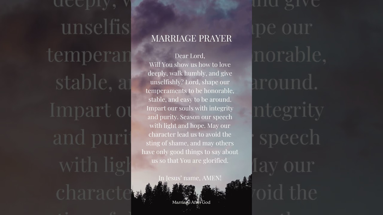 Marriage Prayer: Our Character cover art