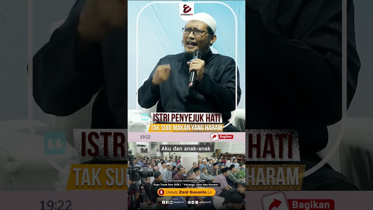 Istri Penyejuk Hati ,Tak Sudi Makan Yang Haram - Ustadz Zaid Susanto, Lc cover art