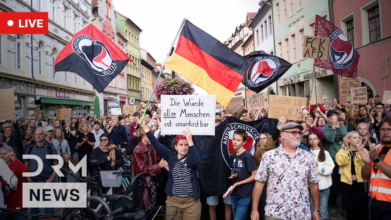 LIVE: Protests Erupt in Frankfurt After Saxony-Anhalt State Election | AC1N cover art
