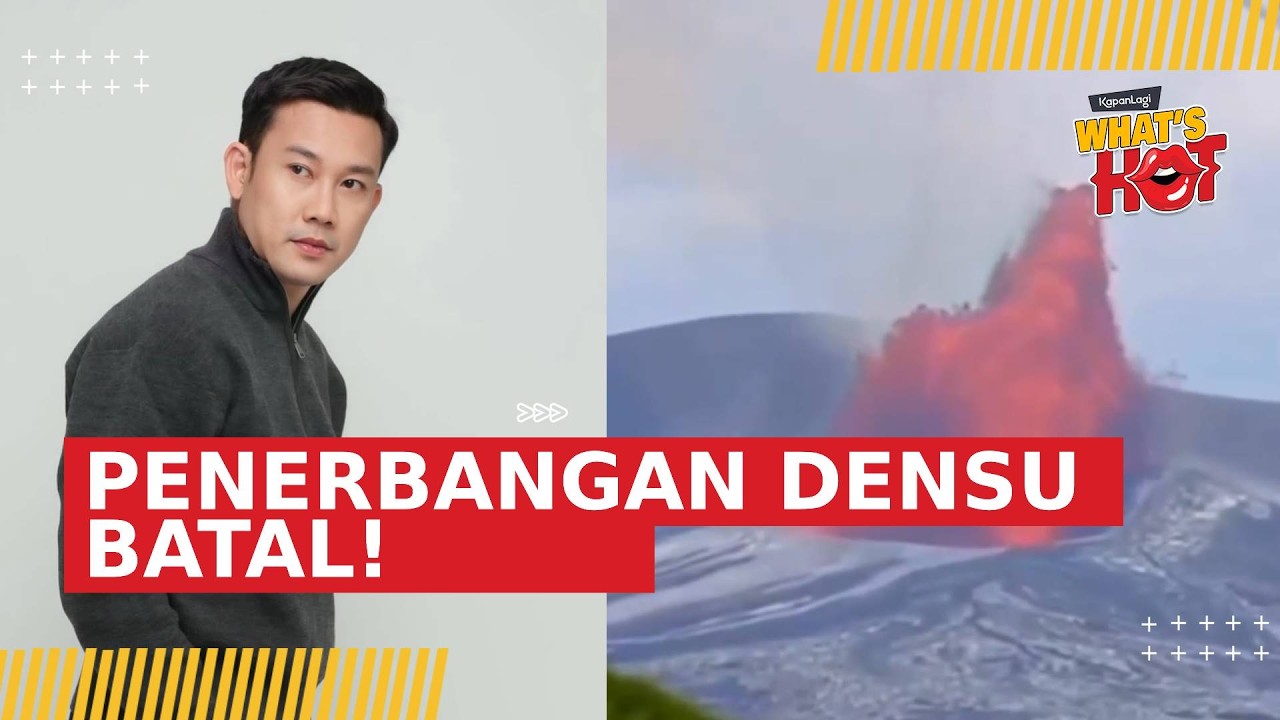 Denny Sumargo Tertahan di Surabaya, Penerbangan ke Jakarta Batal Gegara Abu Vulkanik cover art