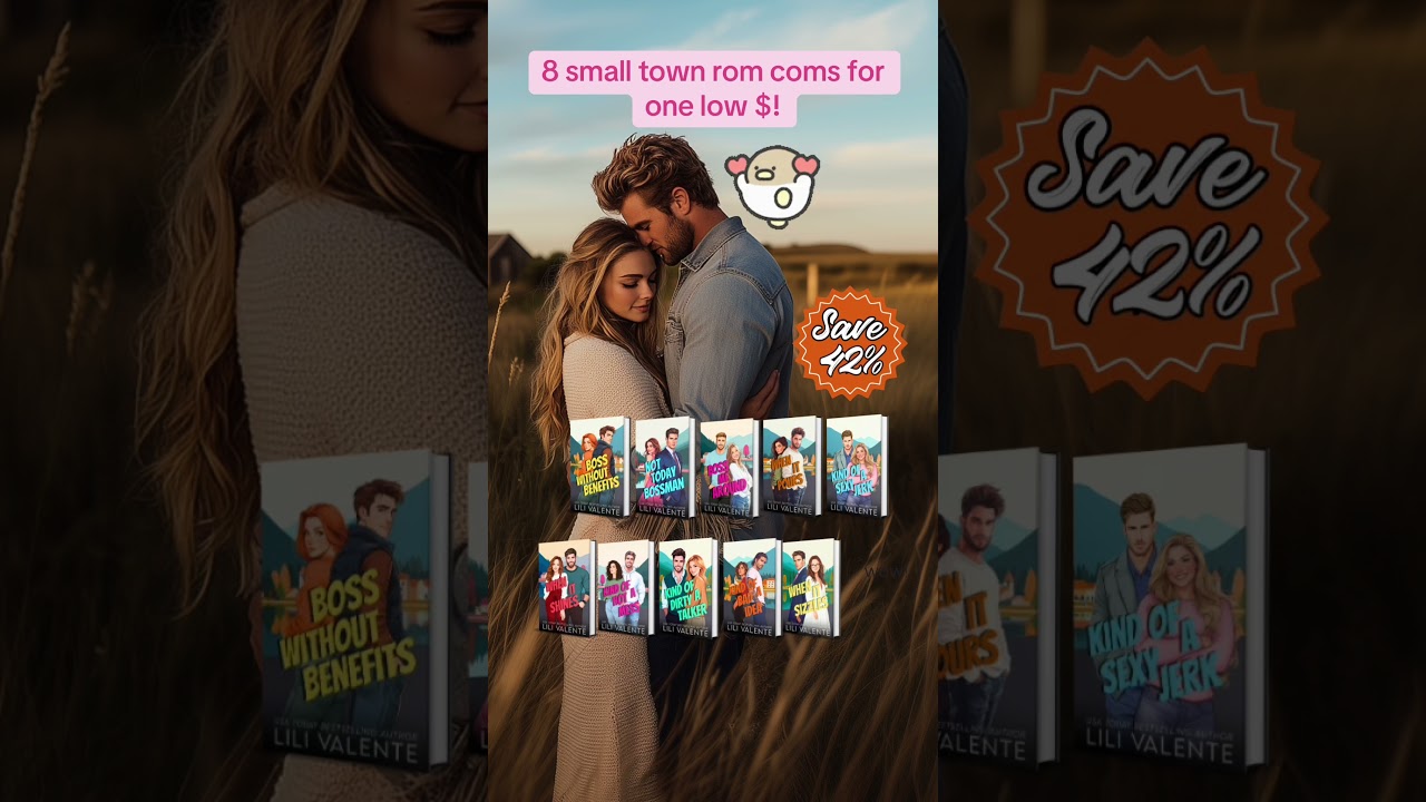 8 steamy romances for an incredible price! #indieauthors Hot 🔥 & 🧁 Sweet Smalltown RomComs  #booktok cover art