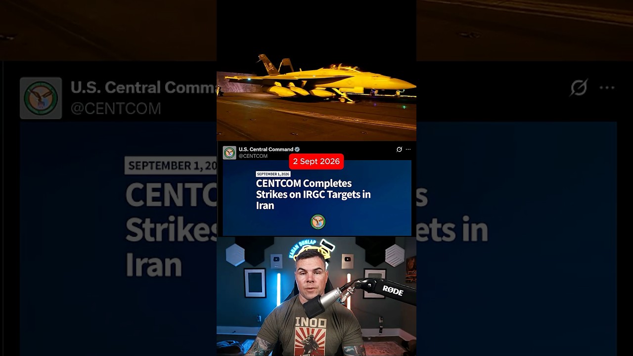 CENTCOM Completes Recent Wave Of Strikes Against Iranian Military Targets. cover art