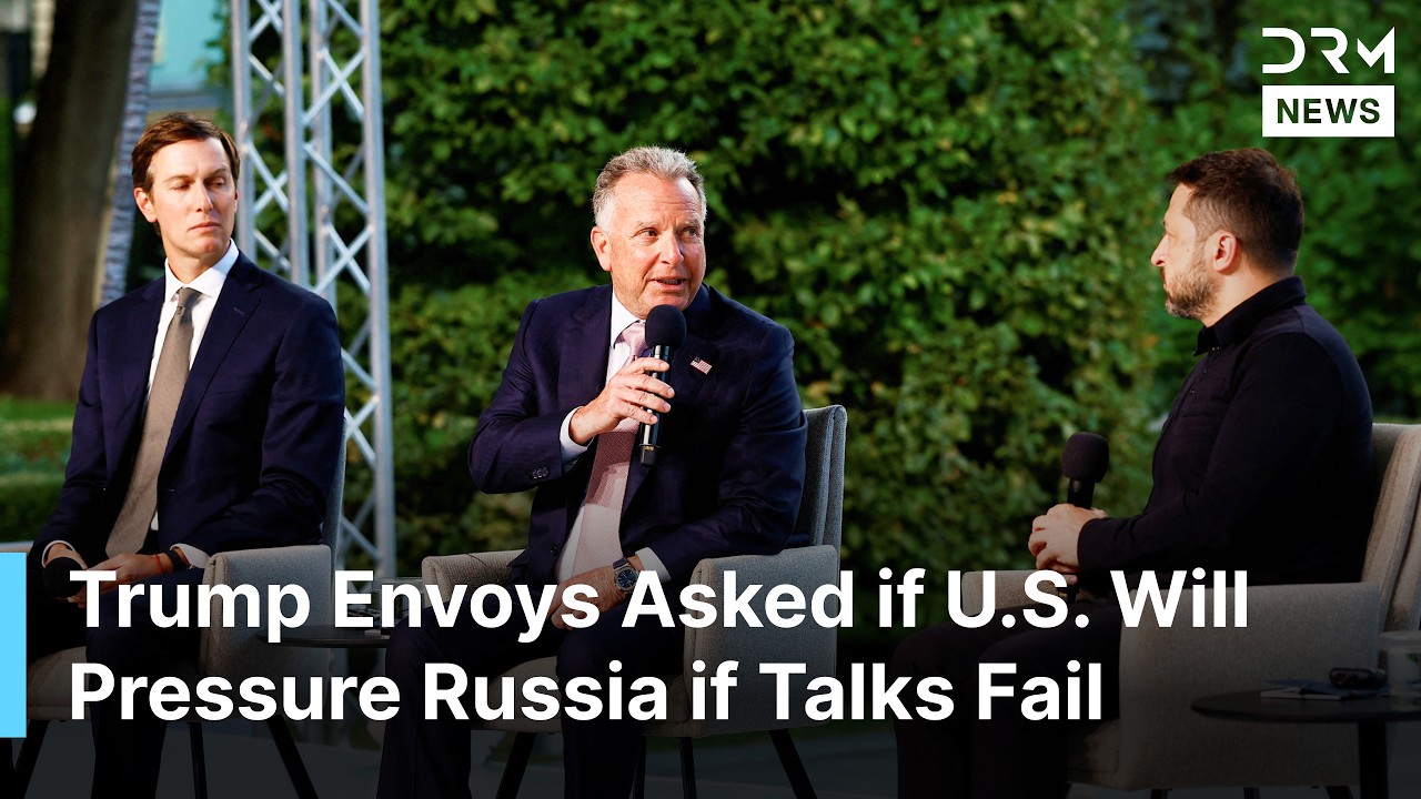 "Will U.S. Increase Pressure on Russia if Talks Fail?" Newsmax Reporter Presses Trump Envoys | AC1N cover art