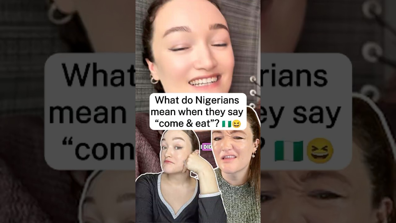 What do Nigerians mean when they say “come & eat”? 🇳🇬😆 cover art