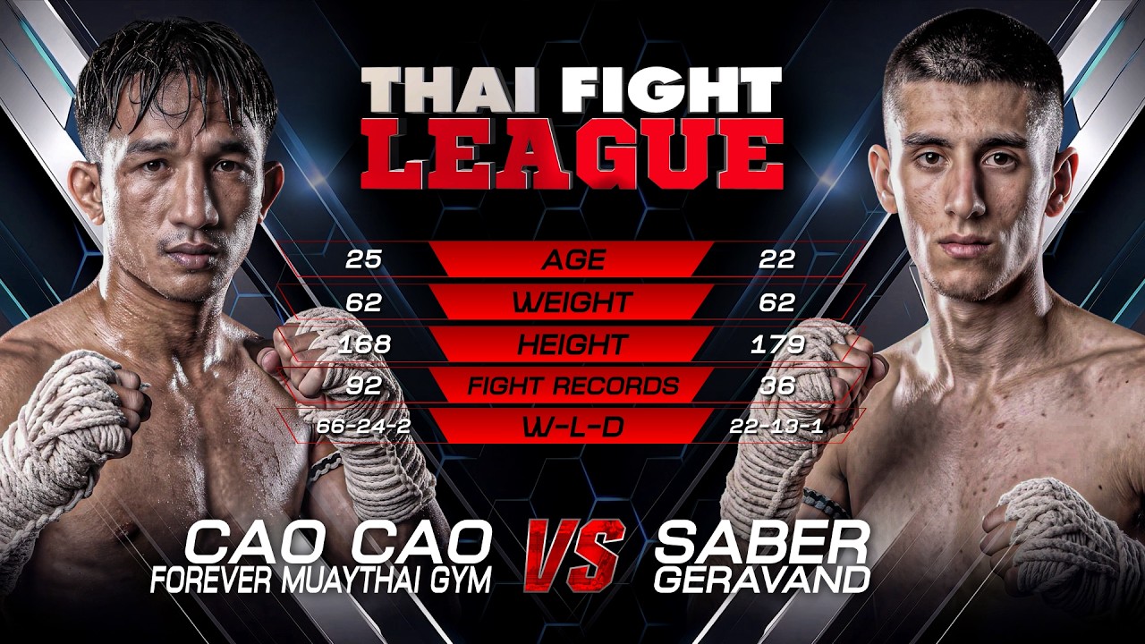 Cao Cao Forever Muaythai Gym vs. Saber Geravand | THAI FIGHT LEAGUE 112 | 30 August 2026