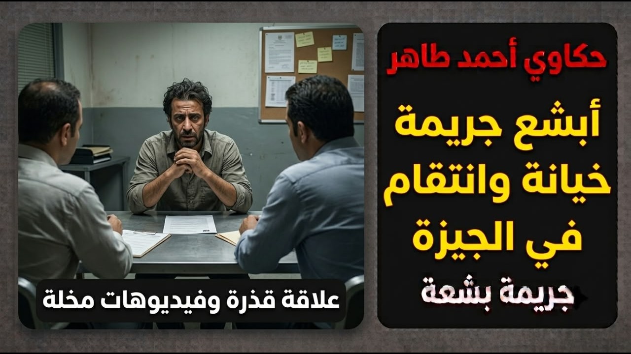 حكاوي احمد طاهر | أبشع جريمة خيانه وانتقام في الجيزه علاقه قذره وفيديوهات مشبوهه | جريمه بشعه cover art