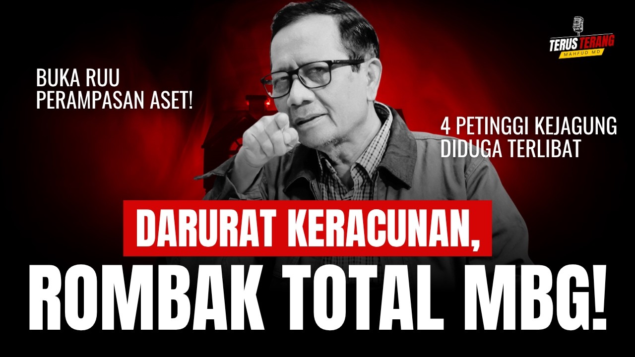MAHFUD GERAM SOAL KERACUNAN MBG HINGGA PERAMPASAN ASET cover art