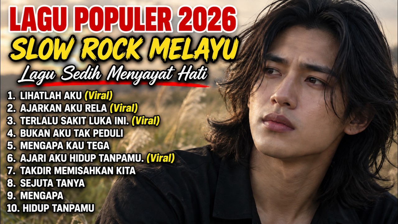 SLOW ROCK MELAYU TERBAIK 2026 / LIHATLAH AKU / Full Album Lagu Malaysia Paling Menyayat Hati cover art