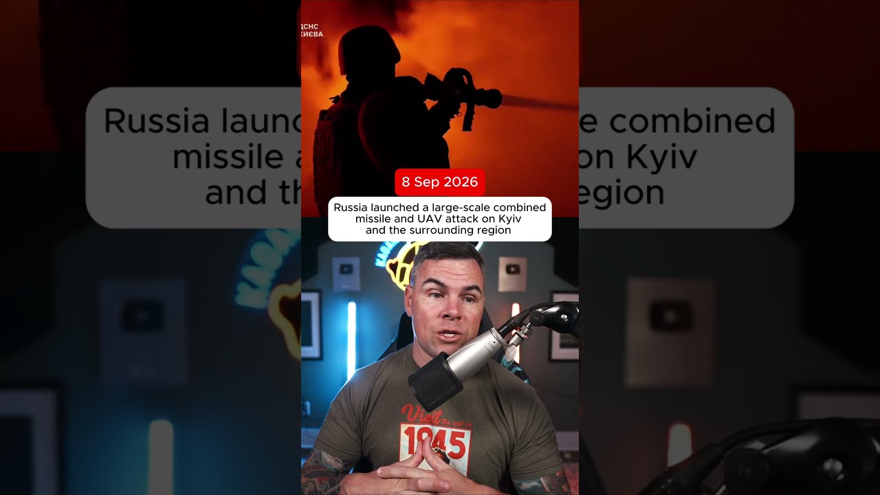 Russia launched a large-scale combined missile and UAV attack on Kyiv and the surrounding region. cover art