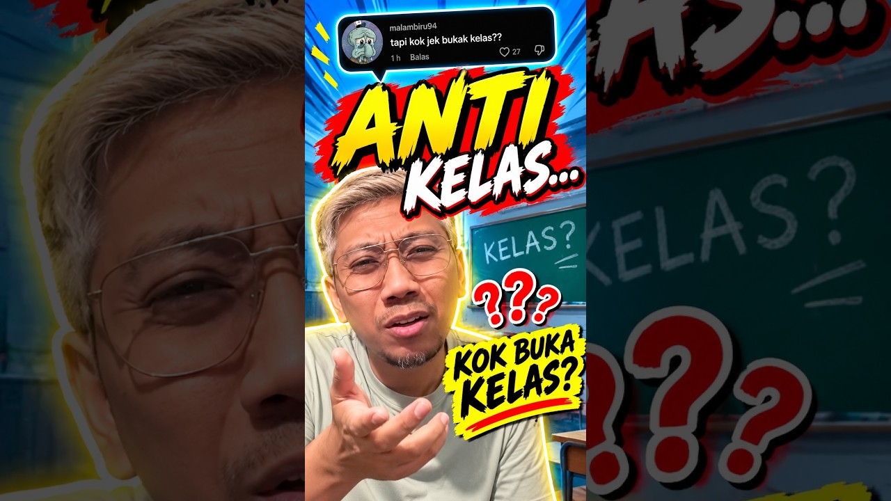 kok sekarang malah buka kelas? cover art