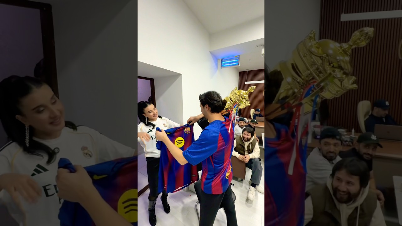 Jasminni Toyda Barca ⚽️ formasida koramizmi???🤩🏆#barca #realmadrid