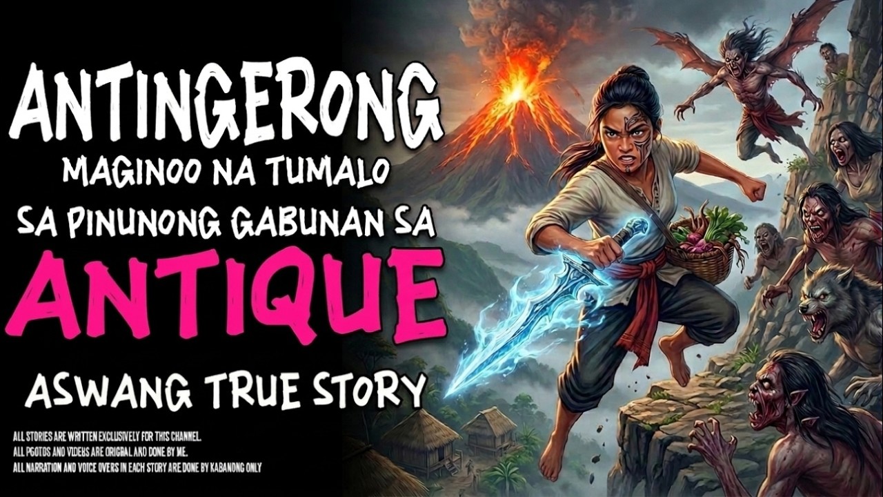 ANTINGERONG MAGINOO NA TUMALO SA PINUNONG GABUNAN SA ANTIQUE | Kwentong Aswang | True Story cover art
