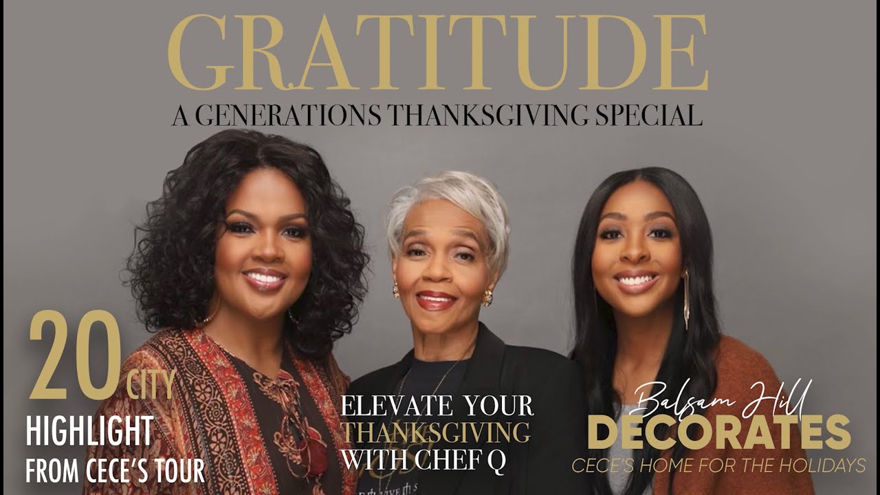 CeCe Winans Generations Thanksgiving Special cover art