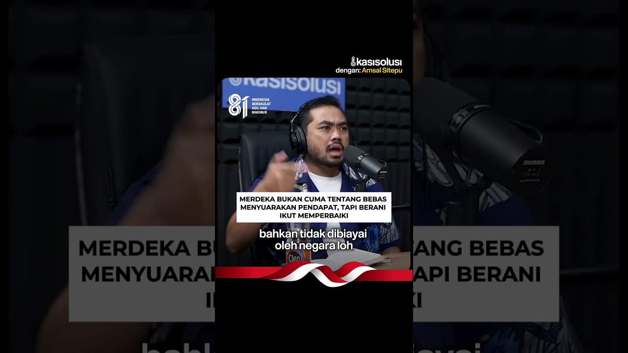 Amsal Sitepu: “Merdeka Bukan Hanya Tentang Bebas Menyuarakan Pendapat, Tapi Juga…” cover art
