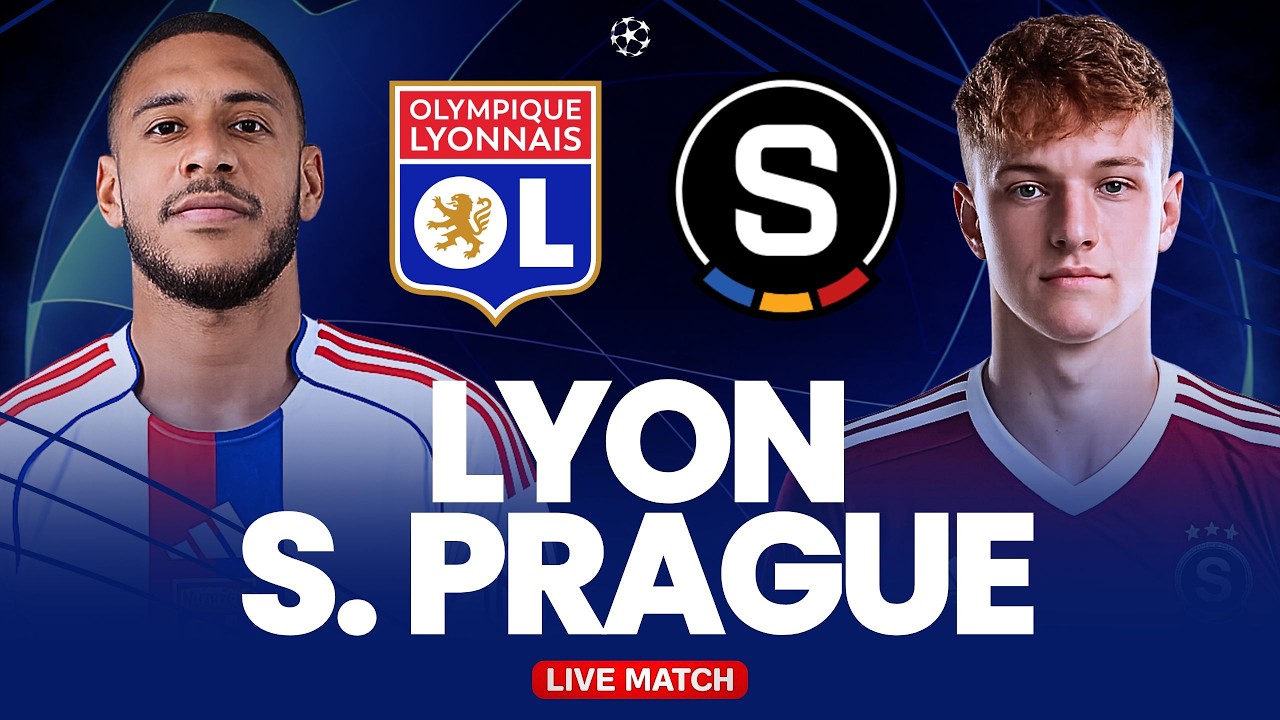 🔴 LYON 3-0 SPARTA PRAGUE LIVE / Barrage Ligue des Champions / (direct) 🔥 cover art