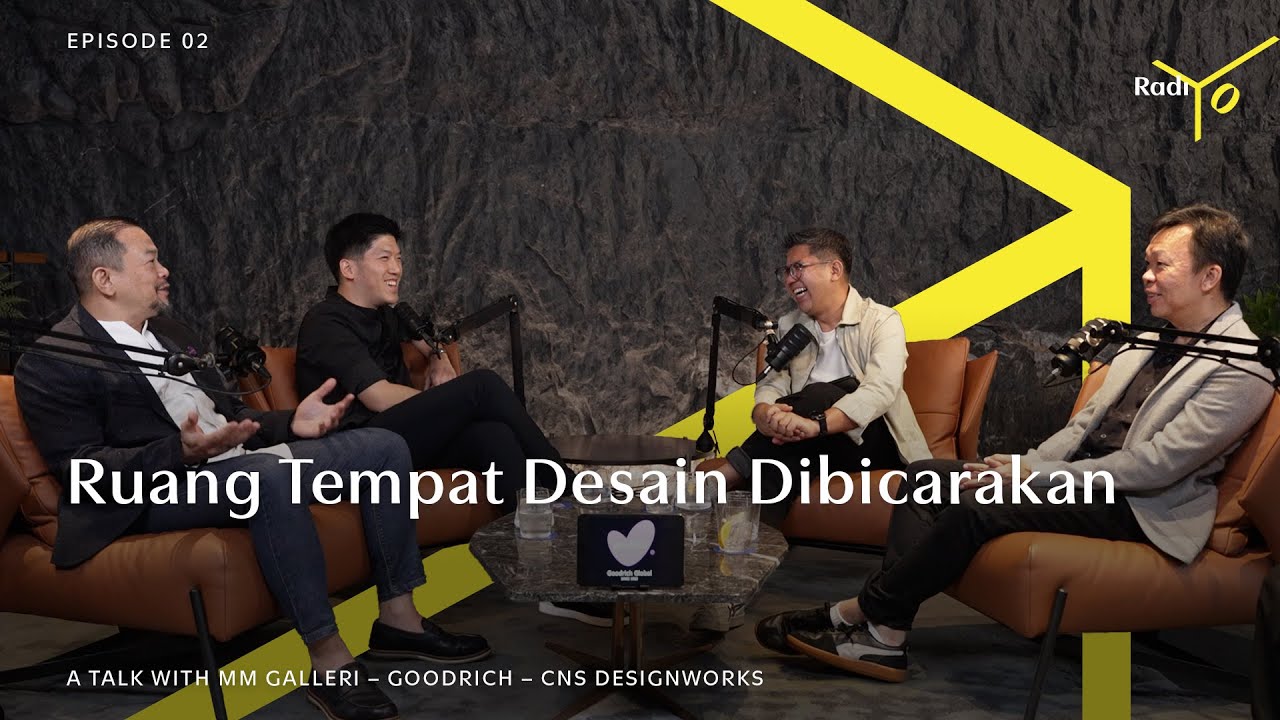 Ruang Tempat Desain Dibicarakan | radiYO Ep.02 | MM Galleri - Goodrich - CNS Designworks cover art