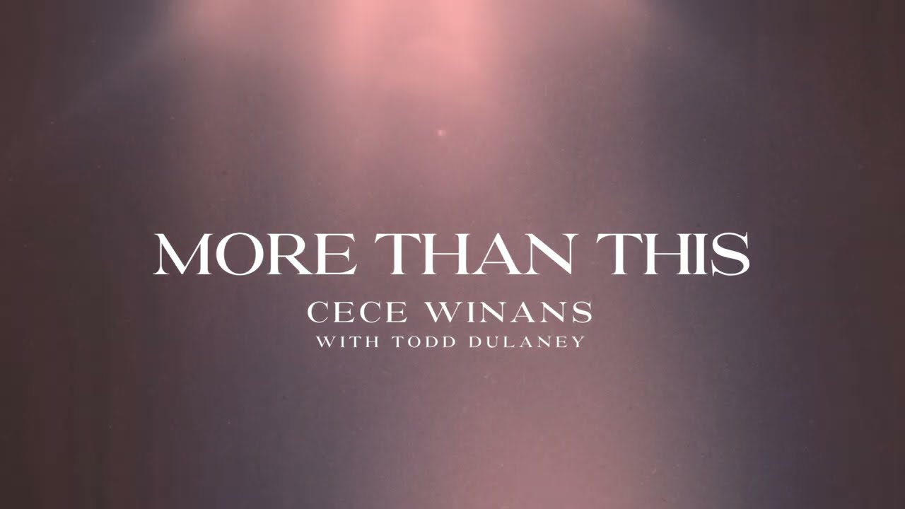 CeCe Winans - More Than This (Official Lyric Video) cover art