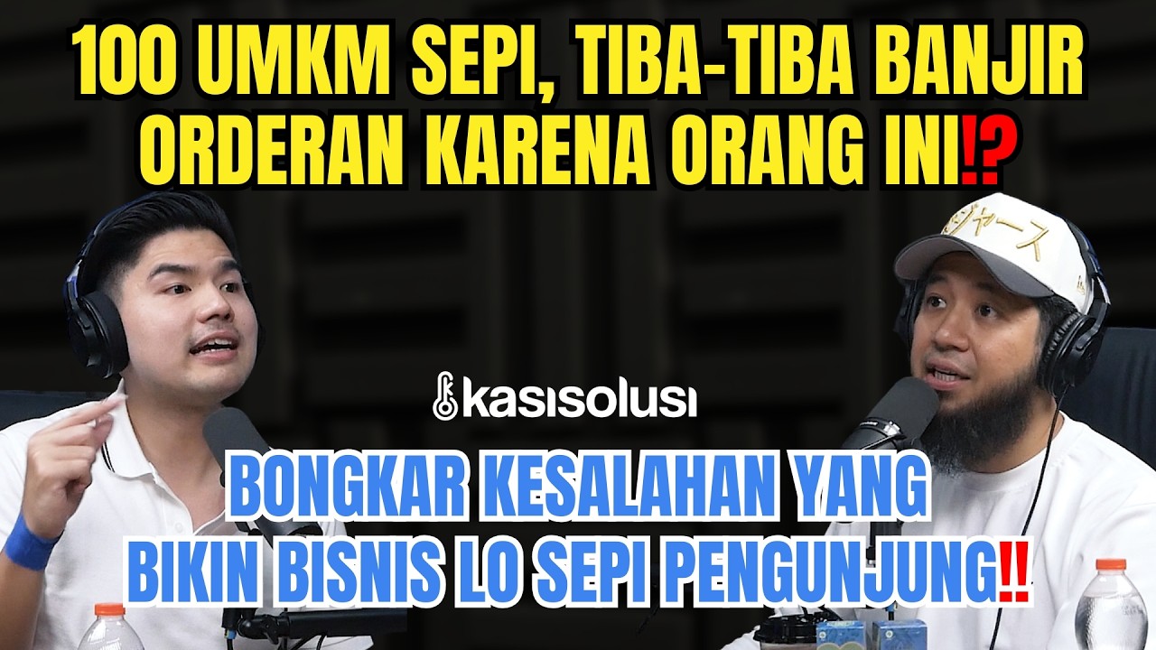 Nonton Ini Kalo Bisnis Lo Sepi Pengunjung‼️ Bongkar Rahasia 100 UMKM Bisa Bangkit Dari Kebangkrutan cover art
