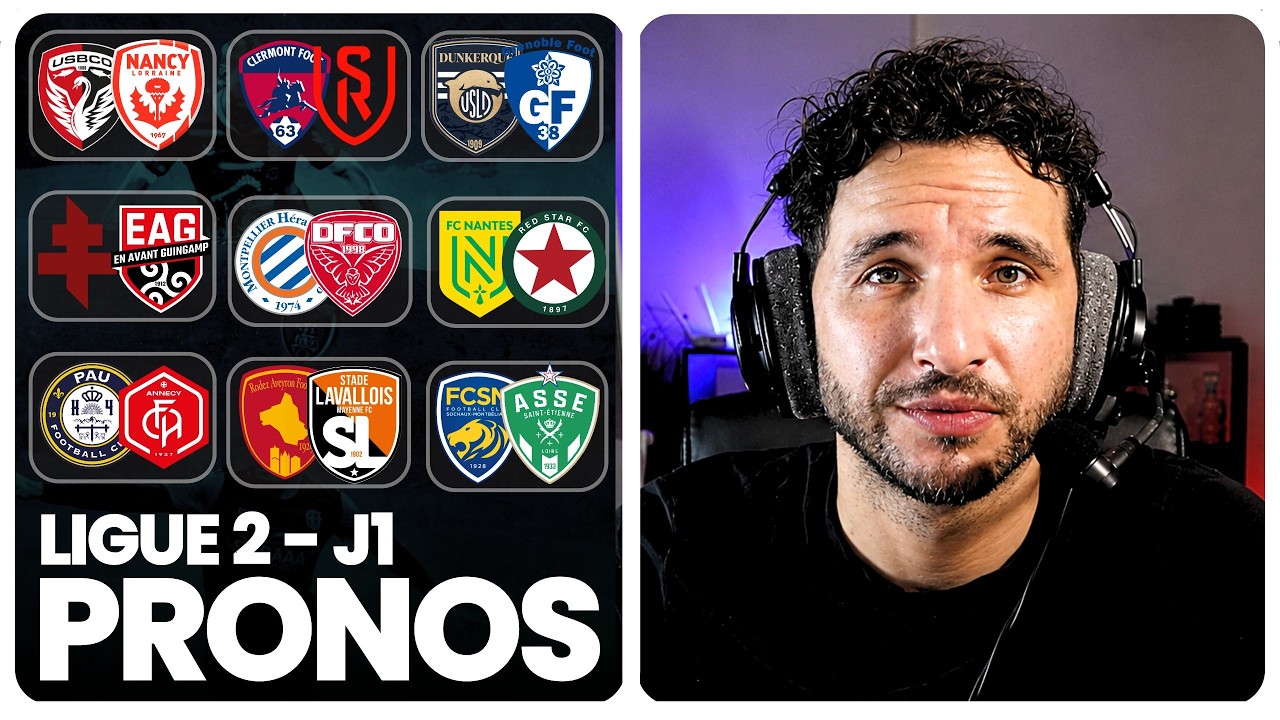 🇫🇷 MES PRONOSTICS LIGUE 2 - 1ère JOURNÉE / Qui va déjà surprendre ? + un mot sur la Ligue 3 ! 🔥 cover art