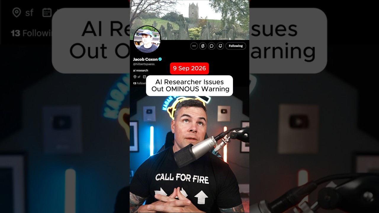 An AI Researcher Issued Out an OMINOUS Warning. cover art