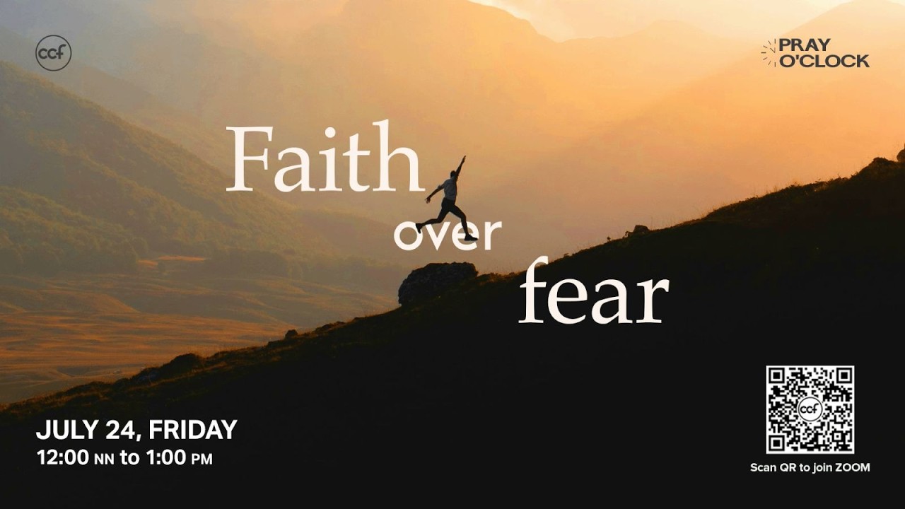 Faith Over Fear | Pray o'Clock (July 24, 2026) cover art