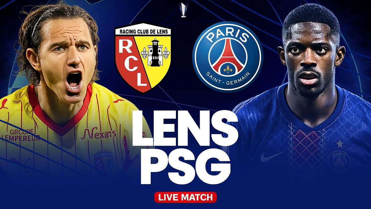 🔴 LENS - PSG LIVE / TROPHÉE DES CHAMPIONS / (direct) 🔥 cover art