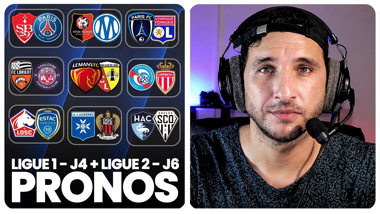 🇫🇷 MES PRONOSTICS LIGUE 1 - 4e JOURNÉE | Je sens déjà les surprises… 🔥 cover art