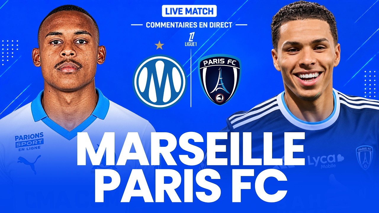 🔴 MARSEILLE - PARIS FC LIVE / LIGUE 1 / L'OM VA-T-IL FAIRE LE PLEIN DE POINTS ? (direct) 🔥 cover art