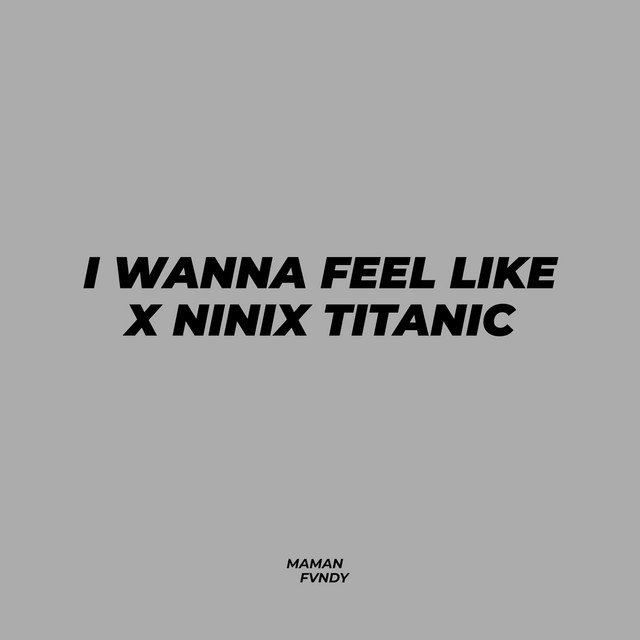 I Wanna Feel Like X Ninix Titanic (Maman Fvndy Remix) cover art