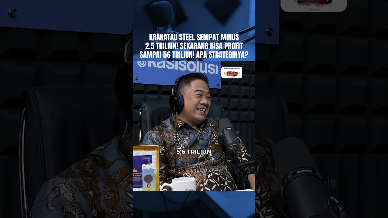 Penutupan Selat Hormuz Bikin Harga Baja Jadi Naik! Dirut Krakatau Steel Bongkar Faktanya Disini‼️ cover art