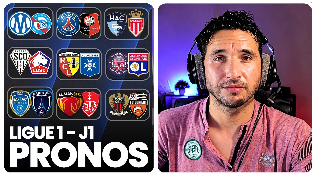 🇫🇷 MES PRONOSTICS LIGUE 1 - 1ère JOURNÉE | Les premières surprises ? 🤯 cover art