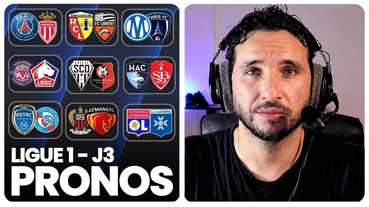 🇫🇷 MES PRONOSTICS LIGUE 1 - 3e JOURNÉE | Je sens de grosses surprises… 🔥 cover art