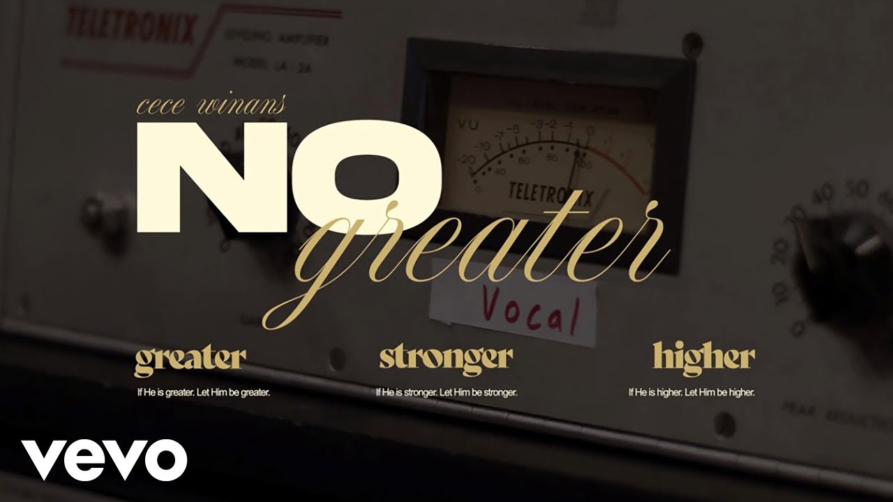 CeCe Winans - No Greater (Official Video) cover art