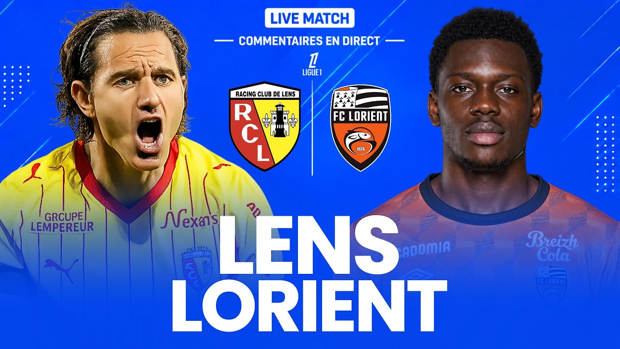 🔴 LENS - LORIENT LIVE / LIGUE 1 / LES SANG ET OR BOUILLANT AVANT LA LDC ? (direct) 🔥 cover art